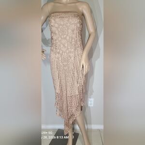 Crochet  Asymmetrical Dress Size 2x